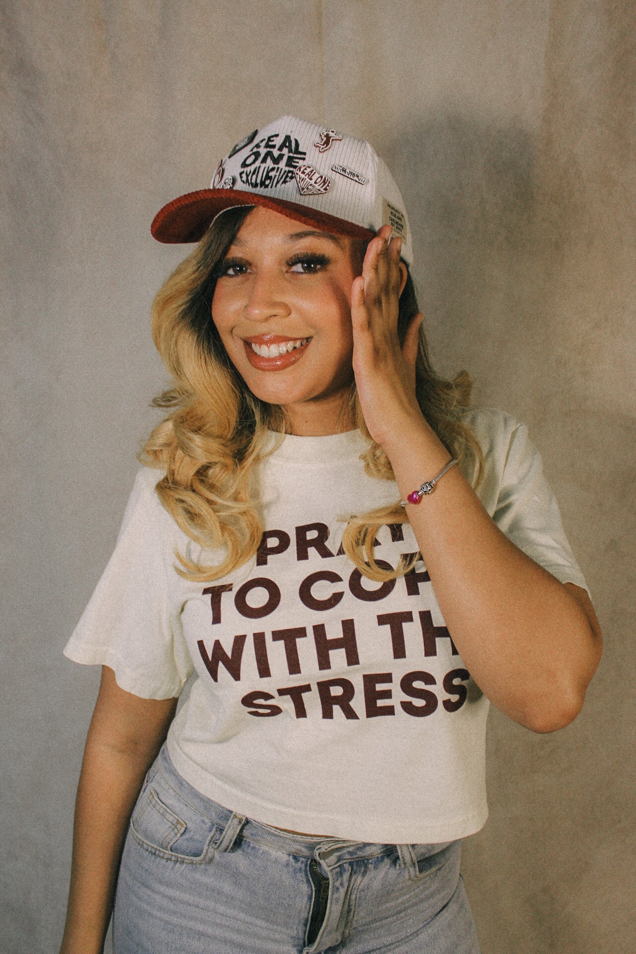 Cropped Stress Free Tee