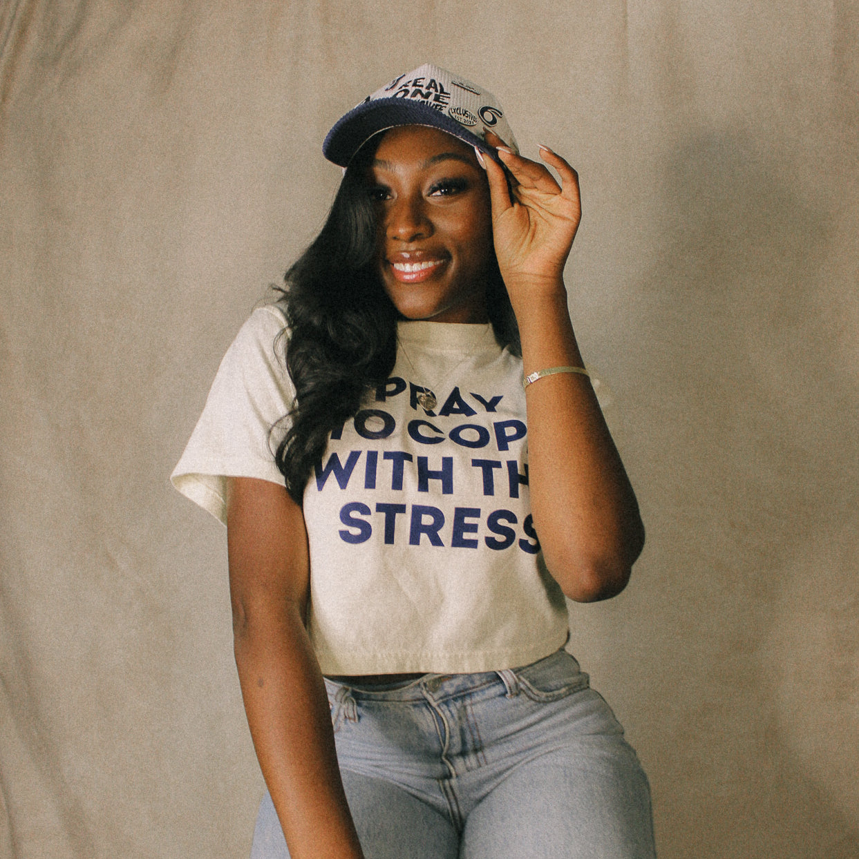 Cropped Stress Free Tee